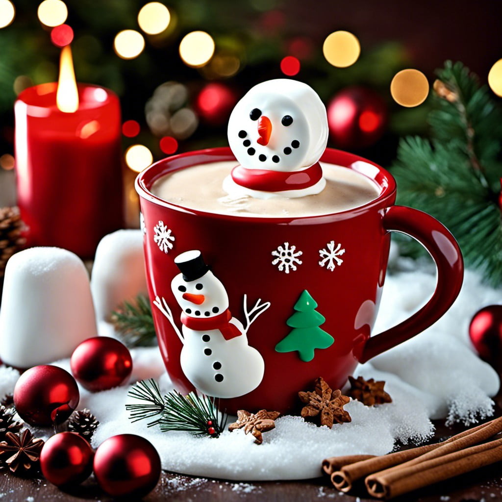 snowman soup white hot chocolate