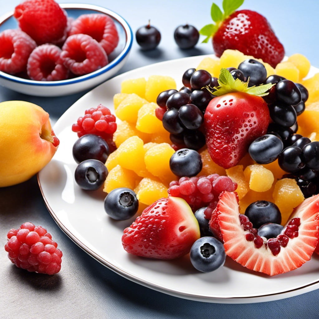 soft fruit pieces