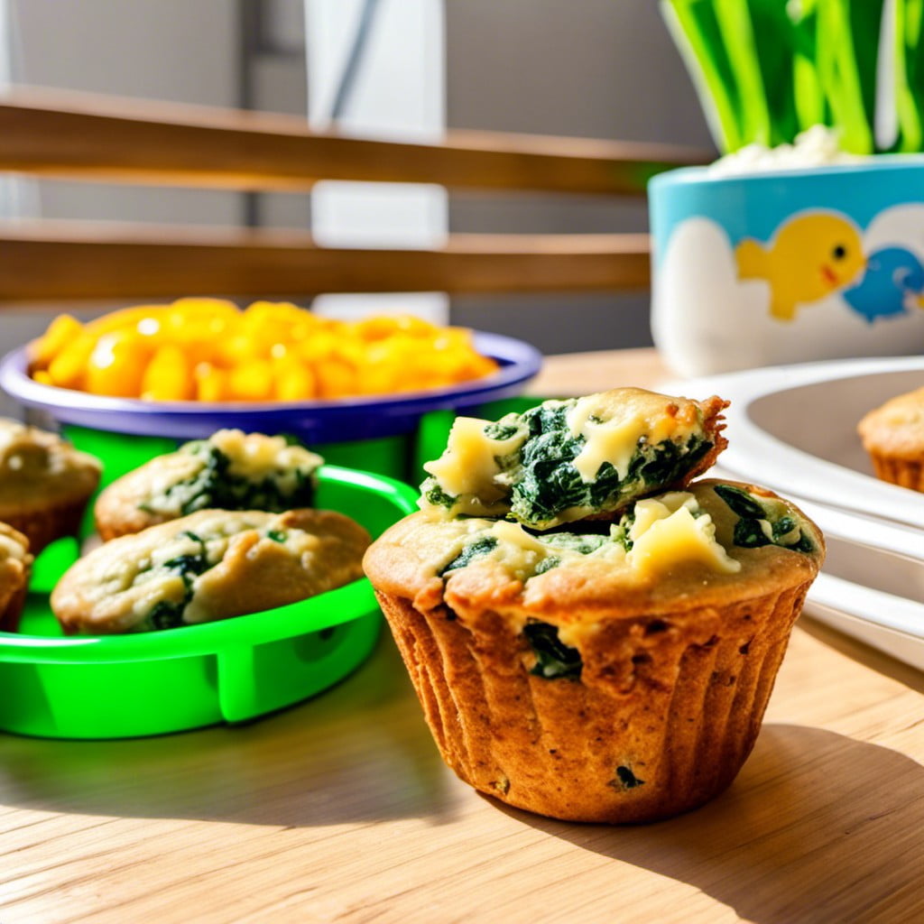 spinach and cheese muffins