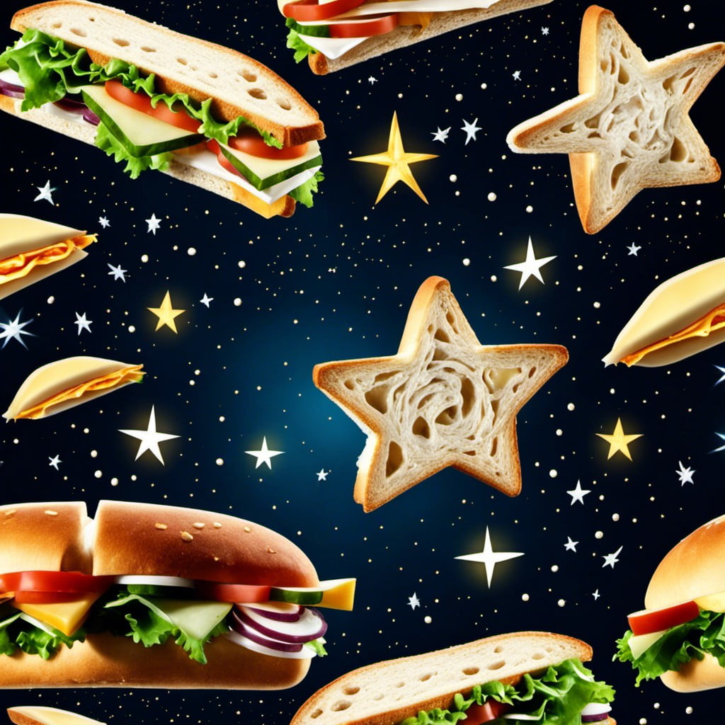 star shaped sandwiches