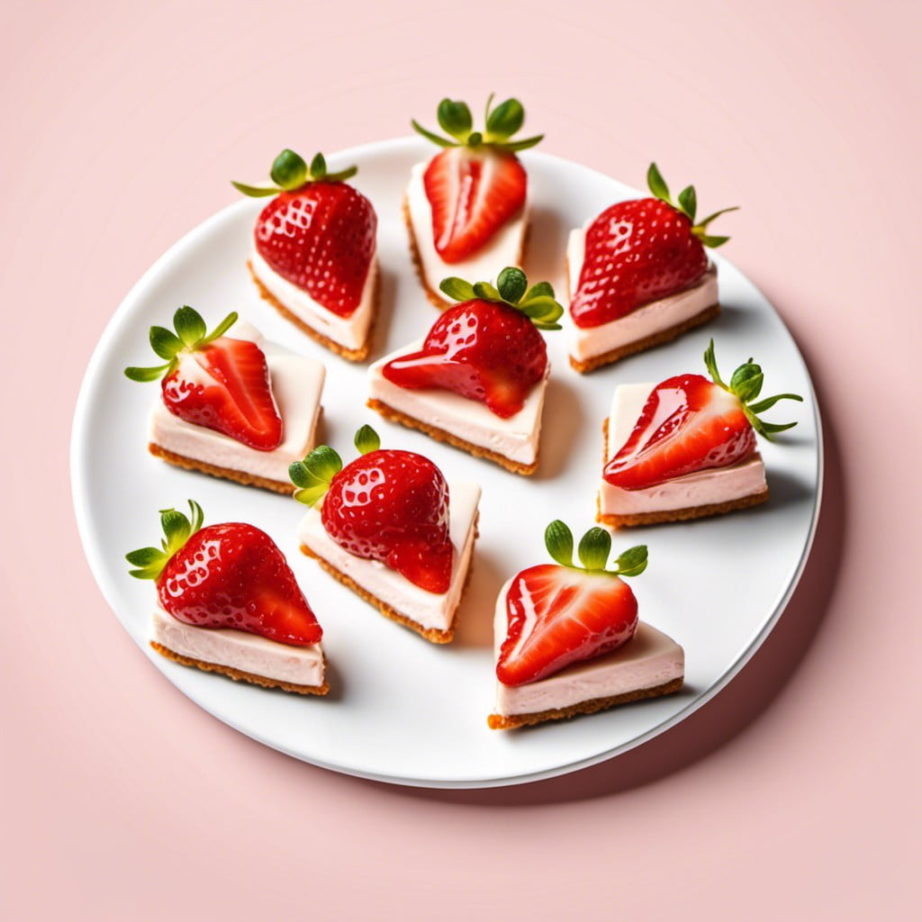 strawberry cheesecake bites