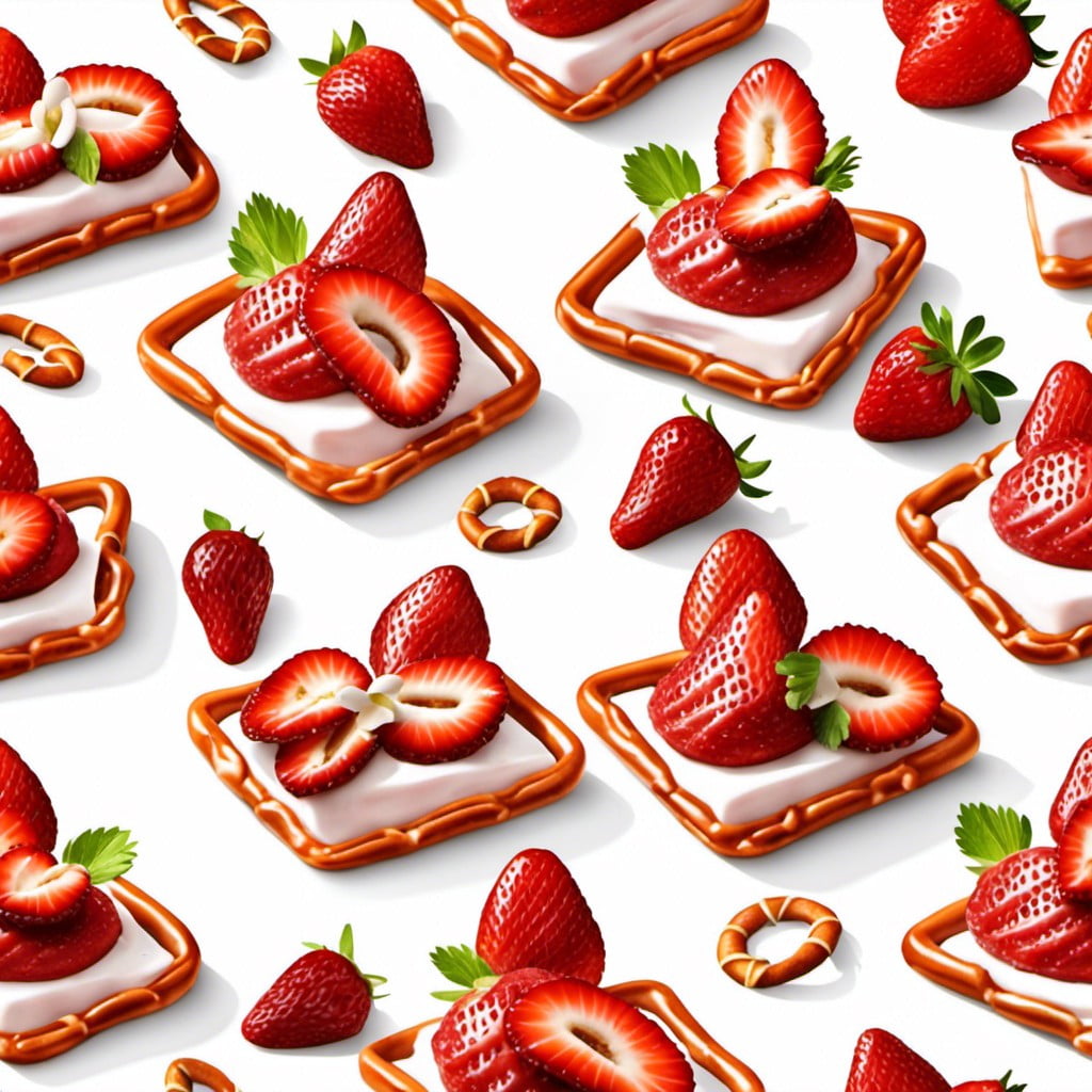 strawberry pretzel dessert