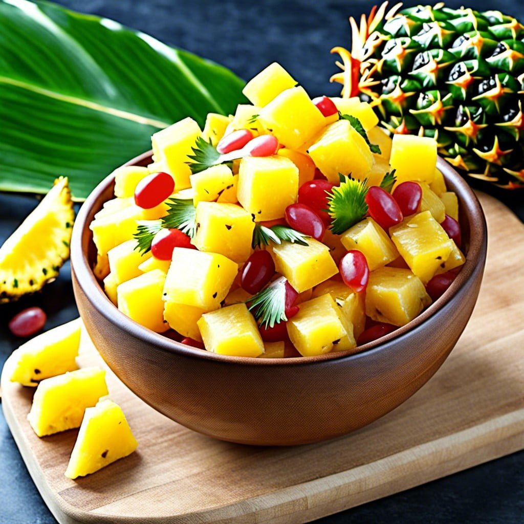 sweet pineapple salsa