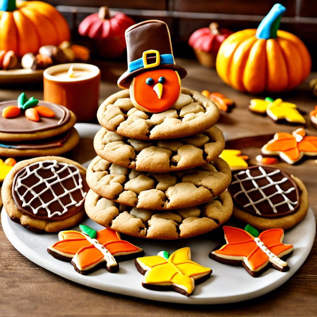 thanksgiving themed cookies