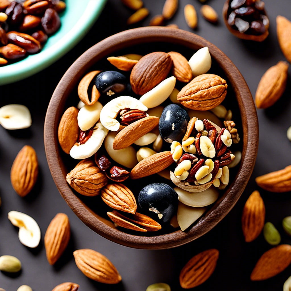 trail mix with nuts and seeds