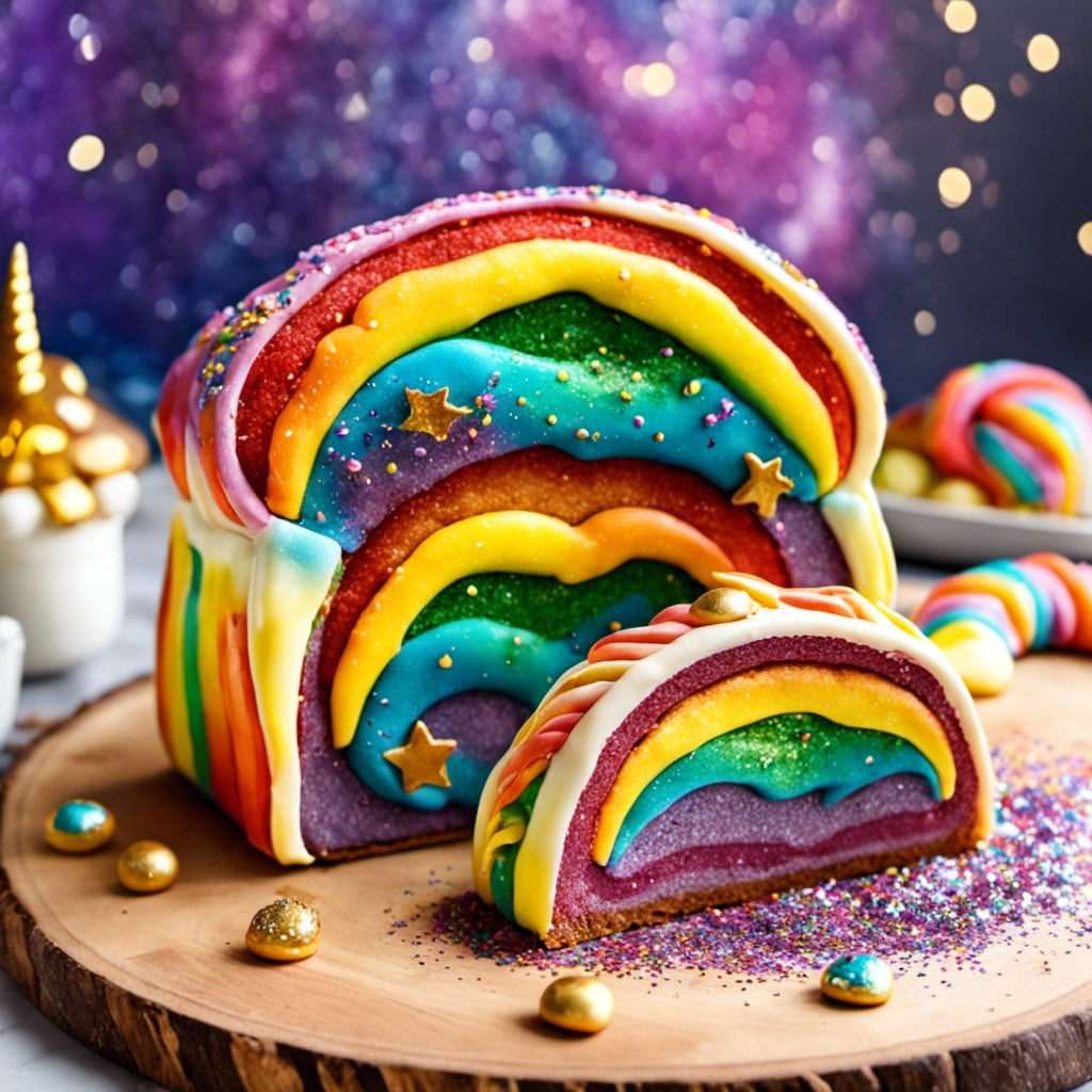unicorn rainbow bread