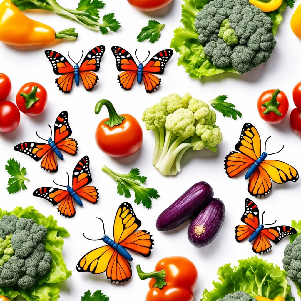 veggie butterfly platter