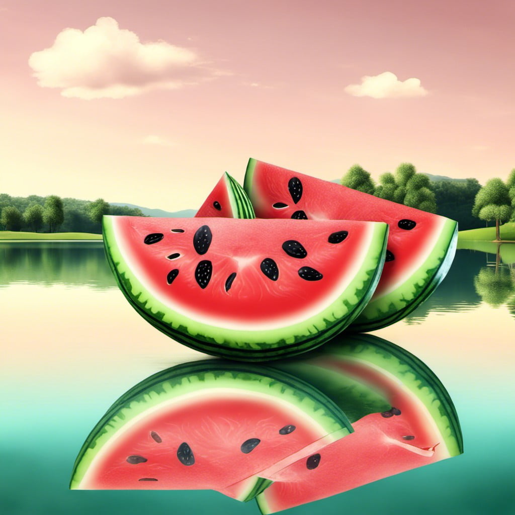 watermelon slices