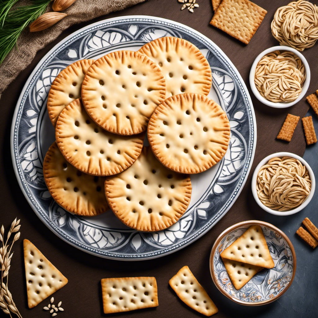 whole grain crackers with cheese