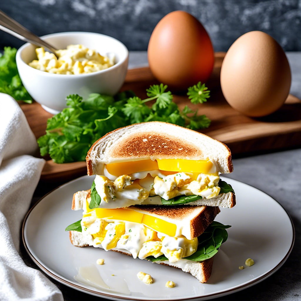 yogurt based egg salad for sandwiches