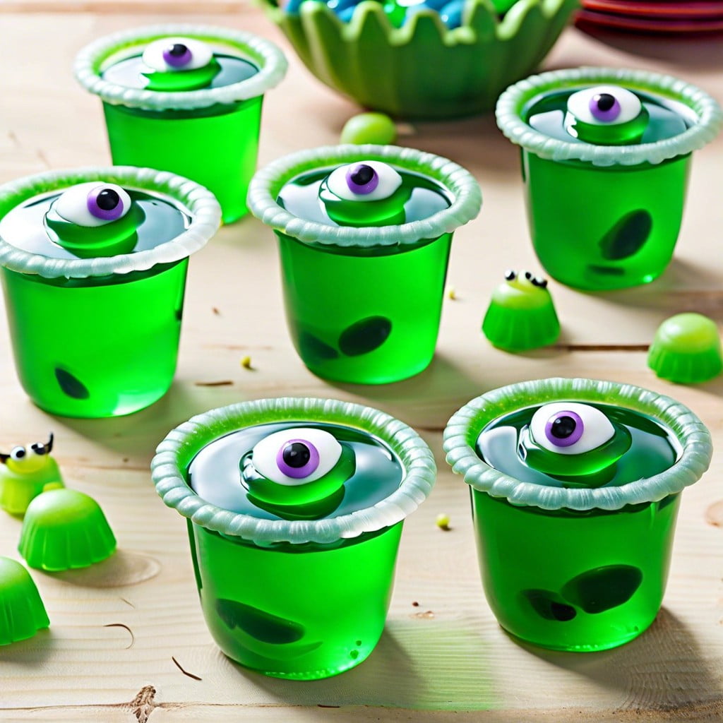 alien jello cups