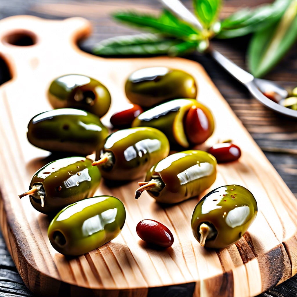 anchovy stuffed green olives