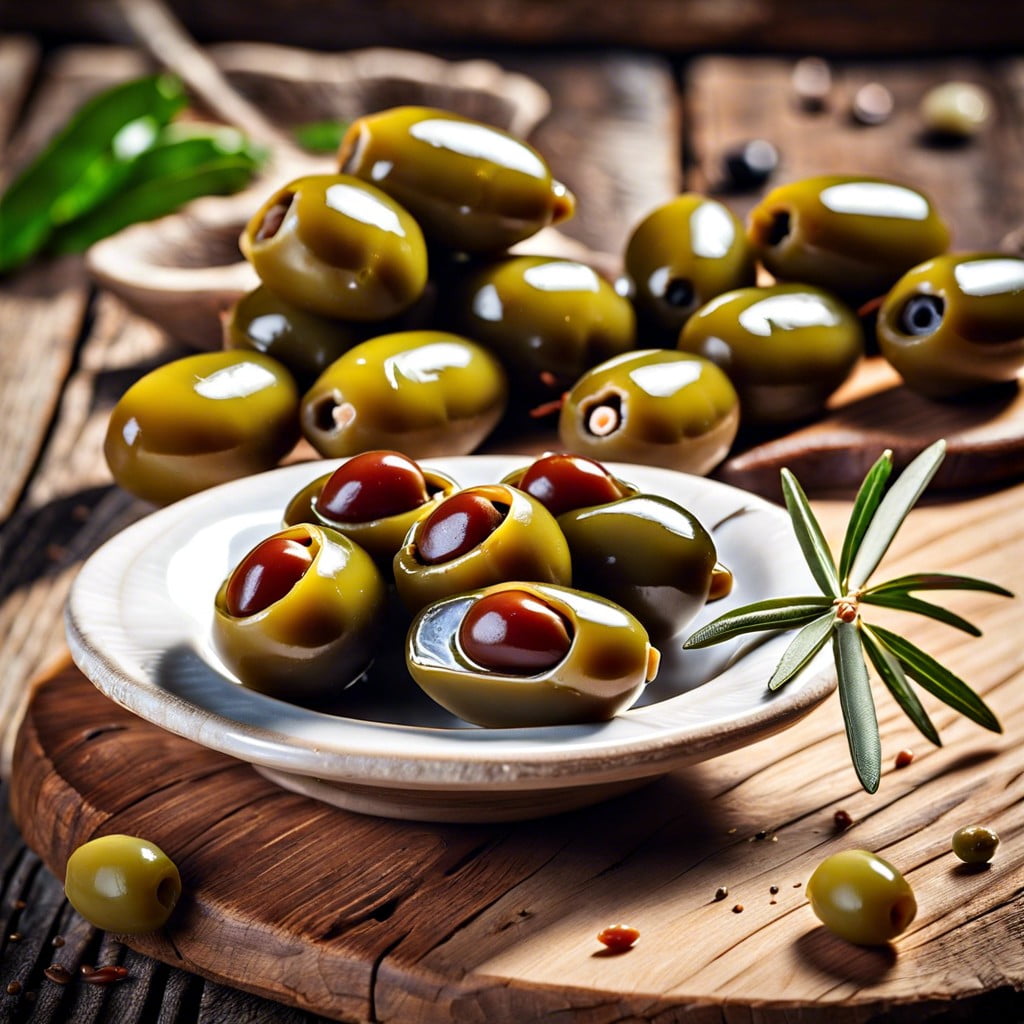 anchovy stuffed olives