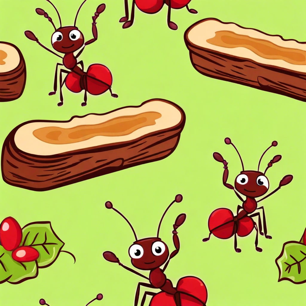 ants on a log celery peanut butter raisins