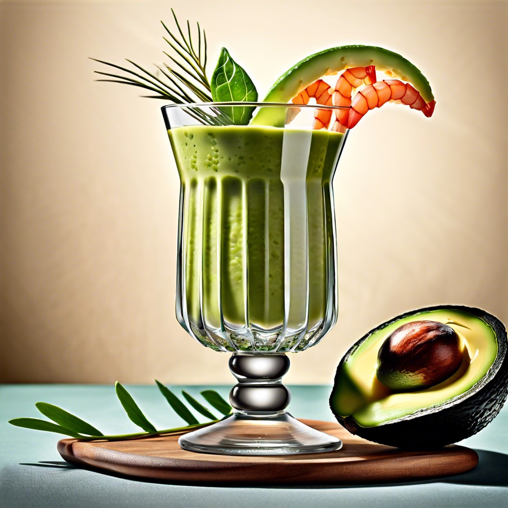 avocado and shrimp cocktail