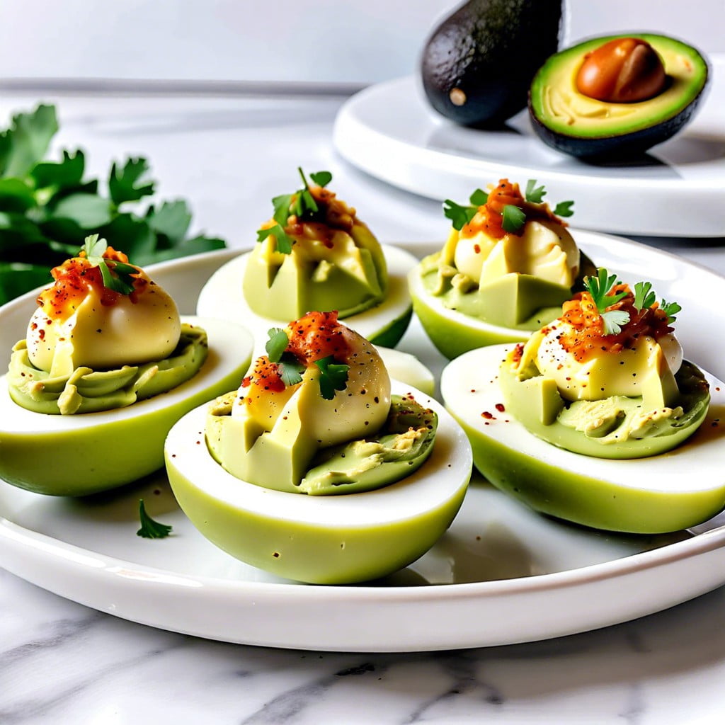 avocado deviled eggs