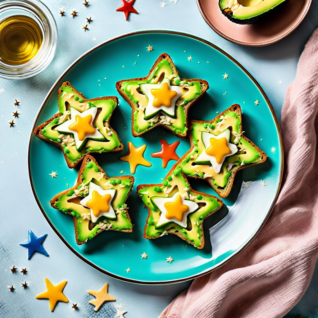 avocado toast stars