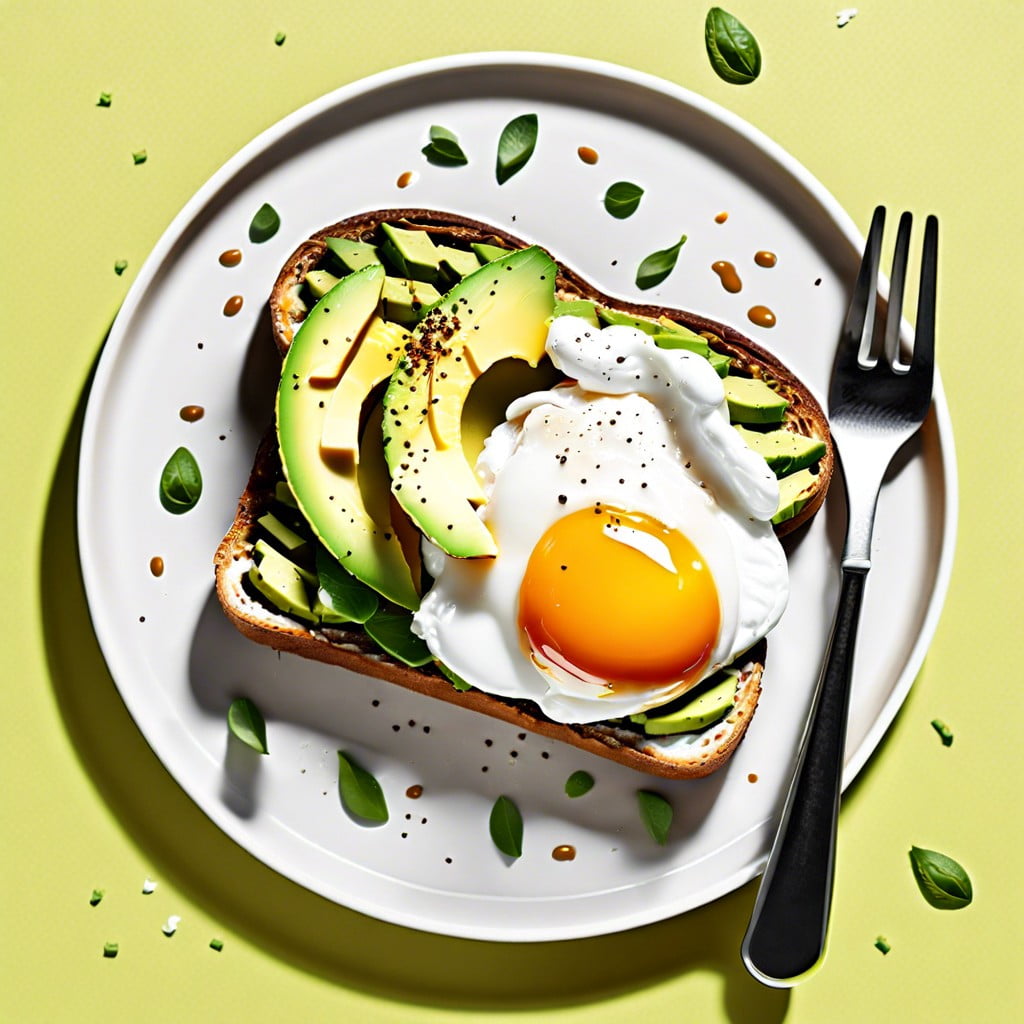 avocado toast with poached egg