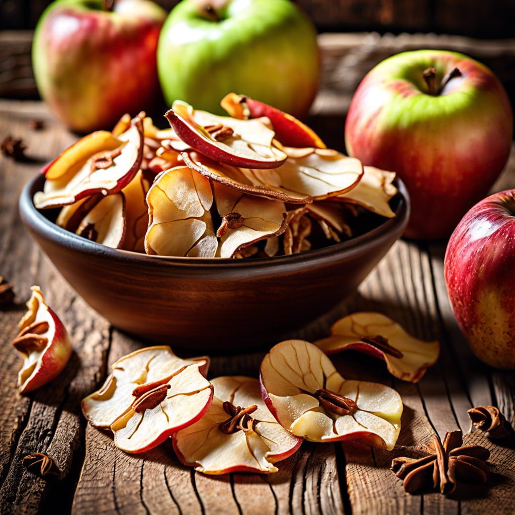 baked apple chips