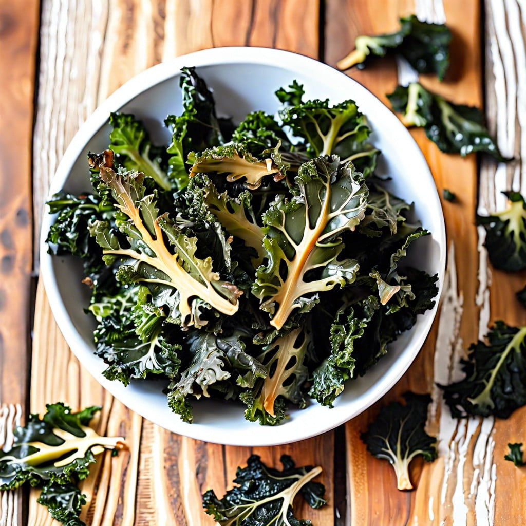 baked kale chips