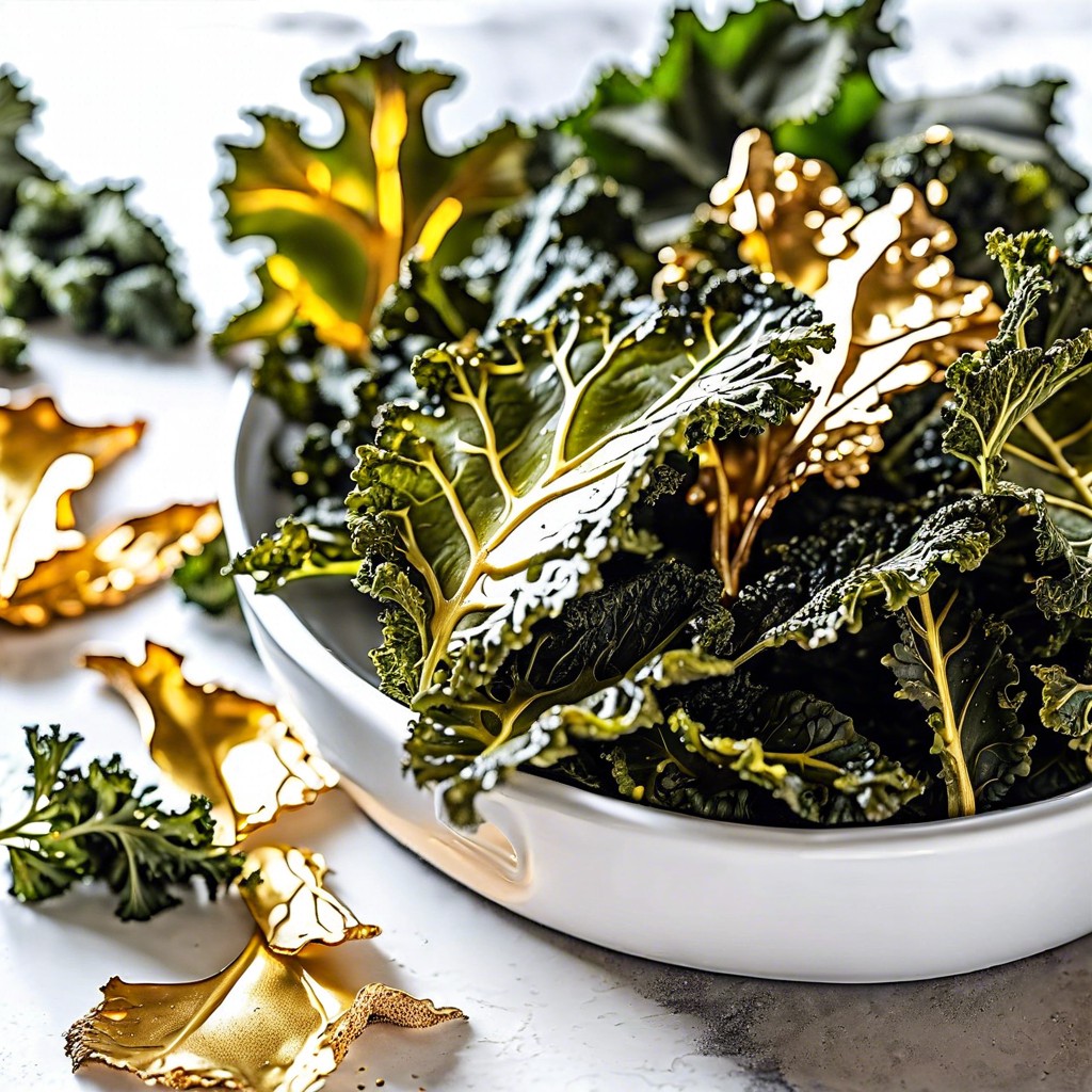 baked kale chips