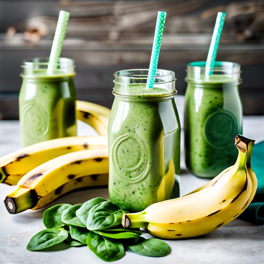 banana and spinach smoothie packs