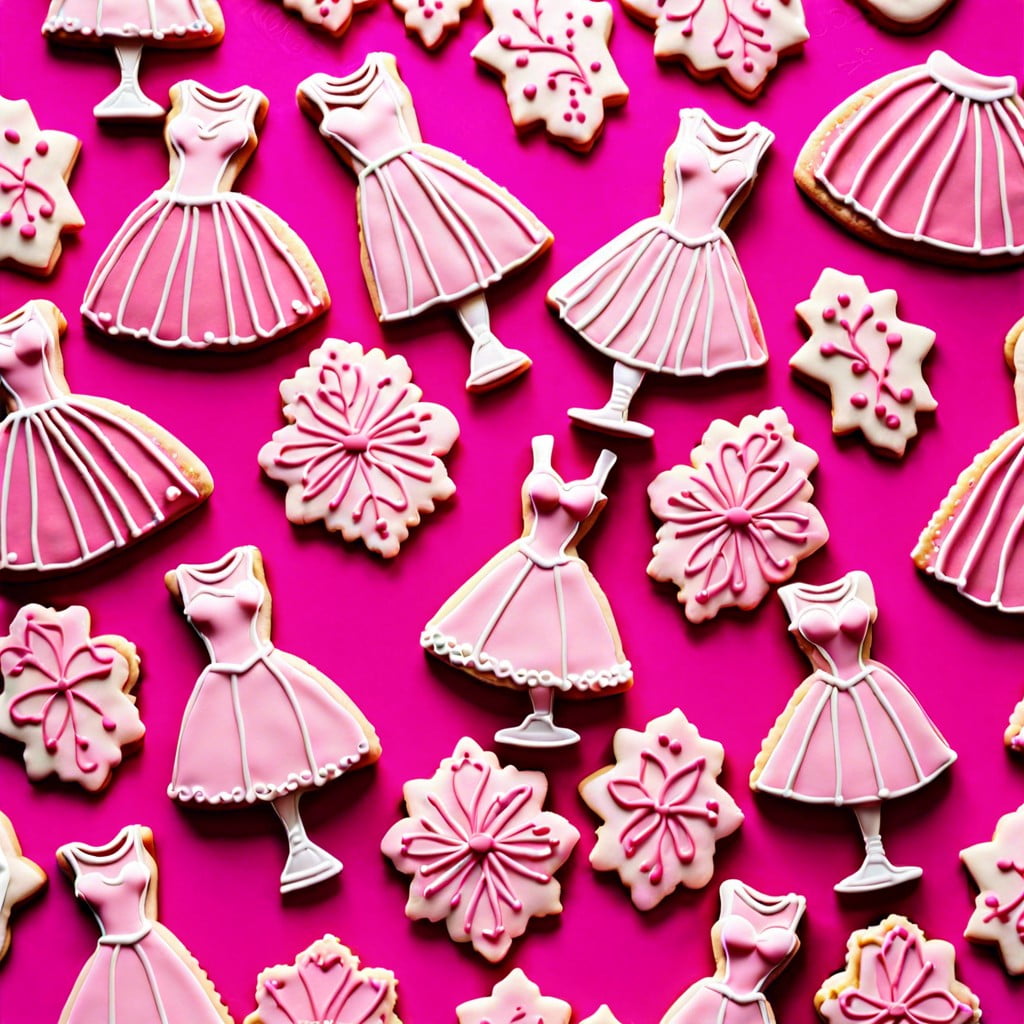 barbie silhouette cookies