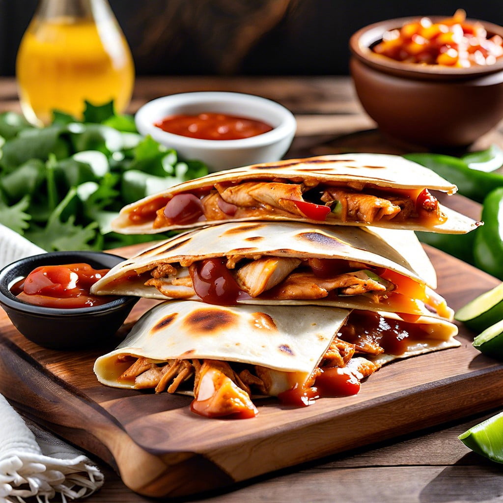 bbq chicken quesadillas