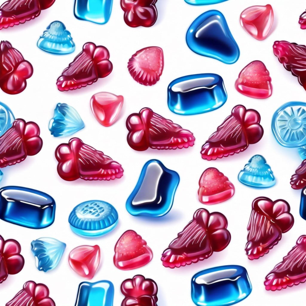 blue raspberry jelly candies