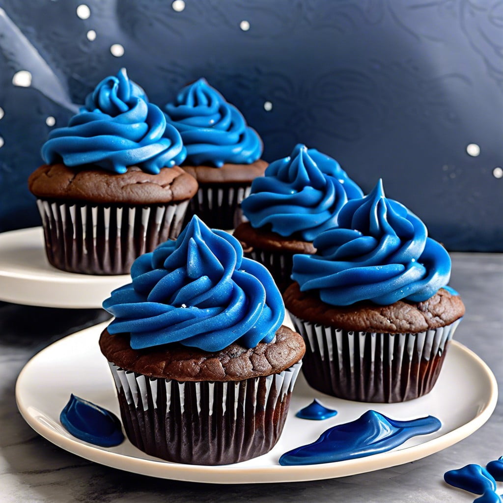 blue velvet cupcakes