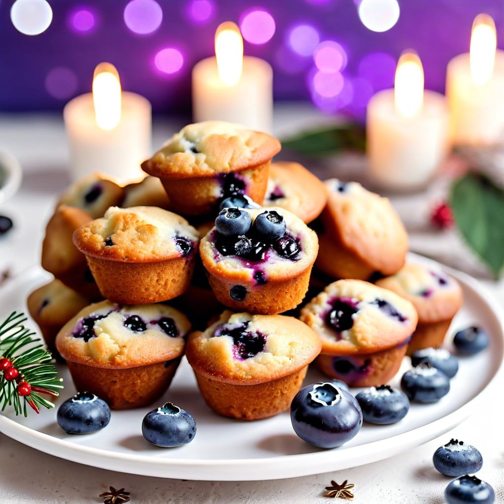 blueberry mini muffins