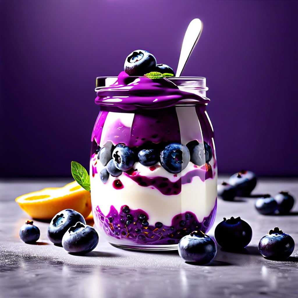 blueberry yogurt parfaits