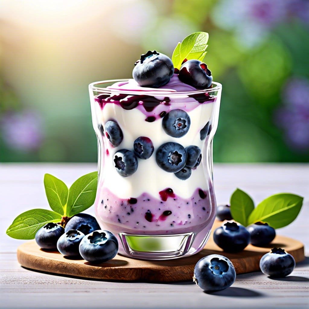 blueberry yogurt parfaits
