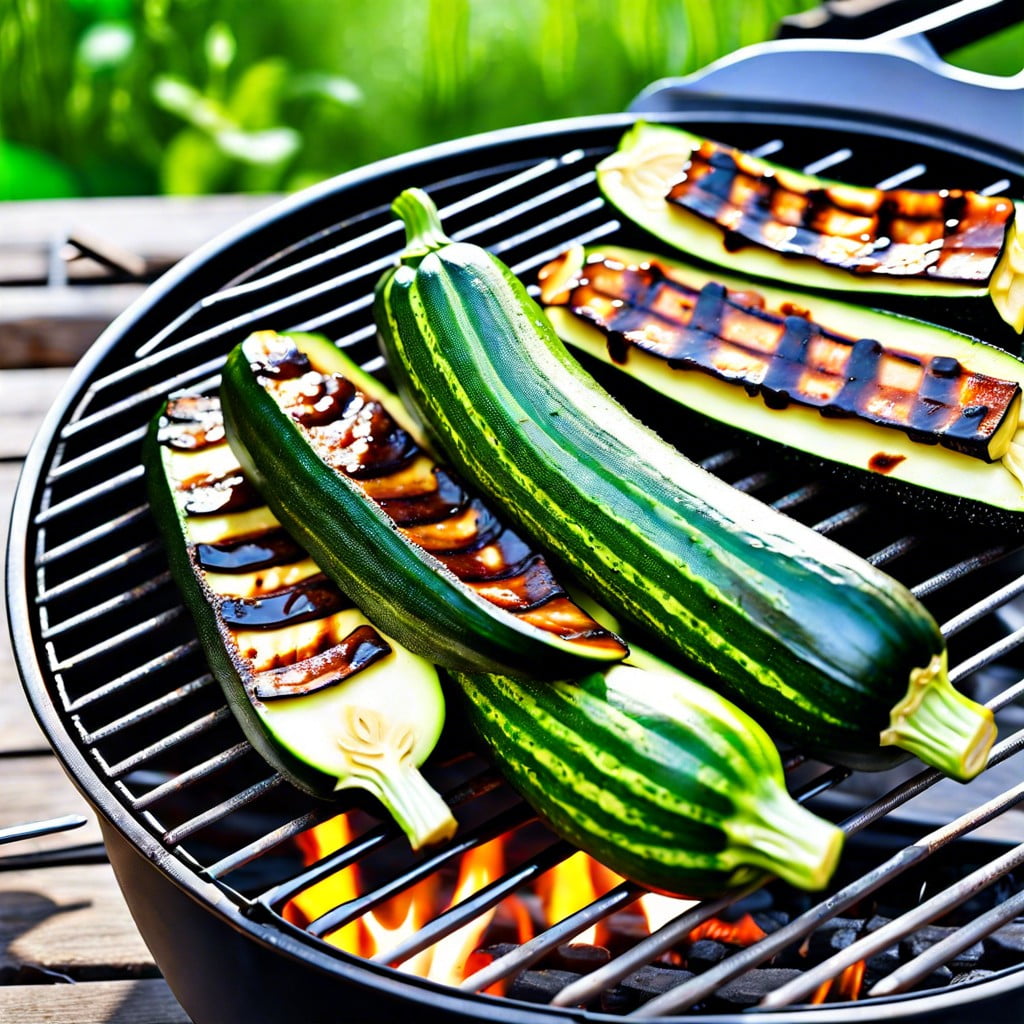 cajun style grilled zucchini