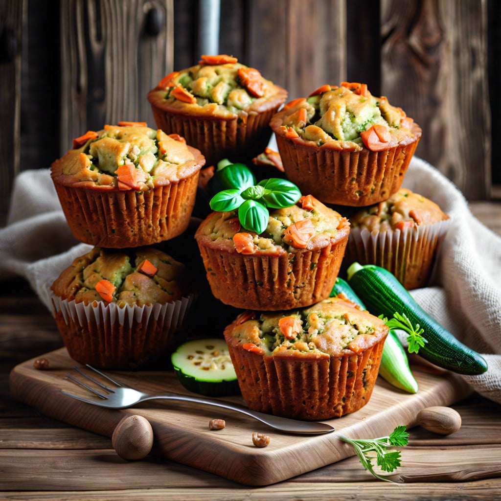 carrot and zucchini muffins