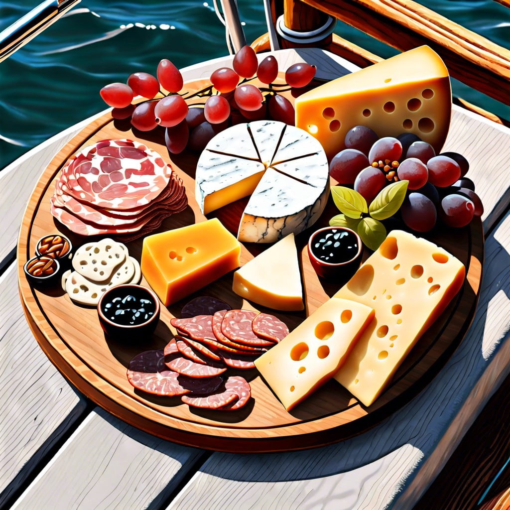 cheese and charcuterie board