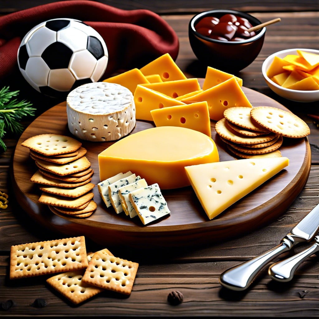 cheese and cracker platter