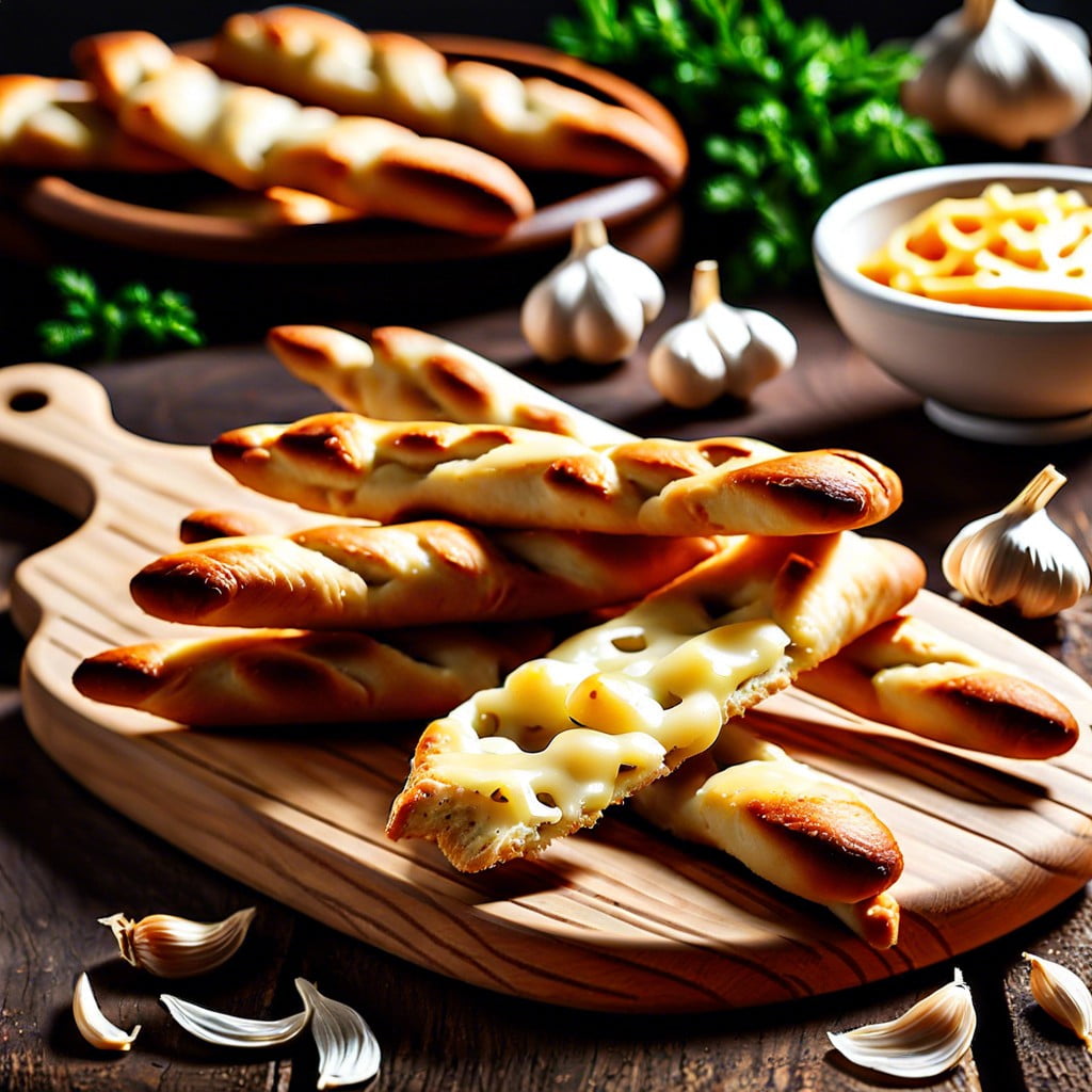 cheesy garlic breadsticks