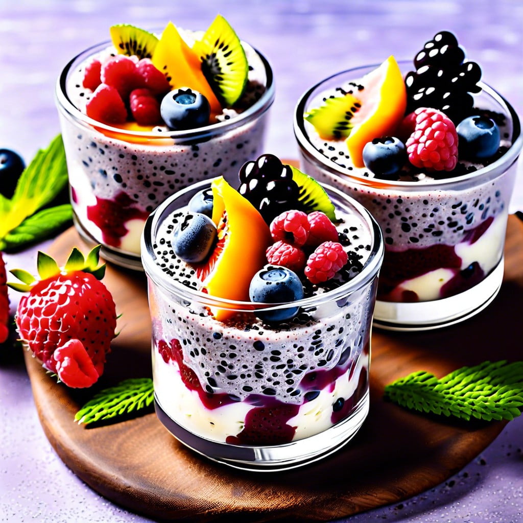 chia pudding cups