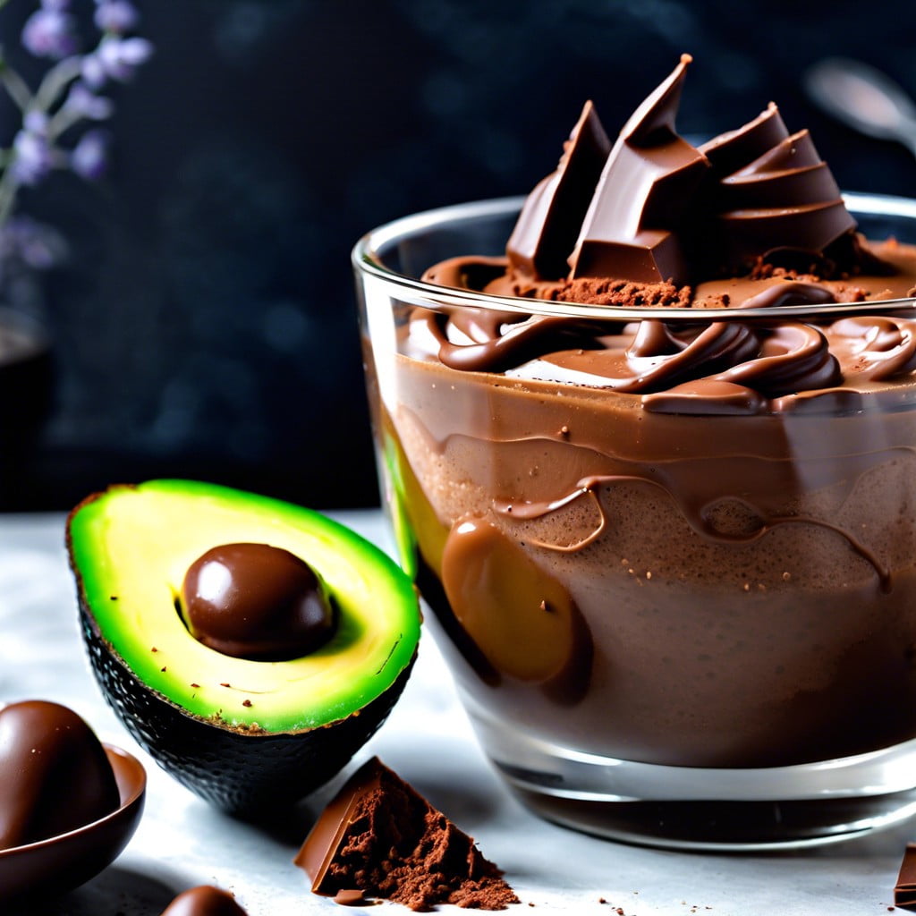 chocolate avocado mousse