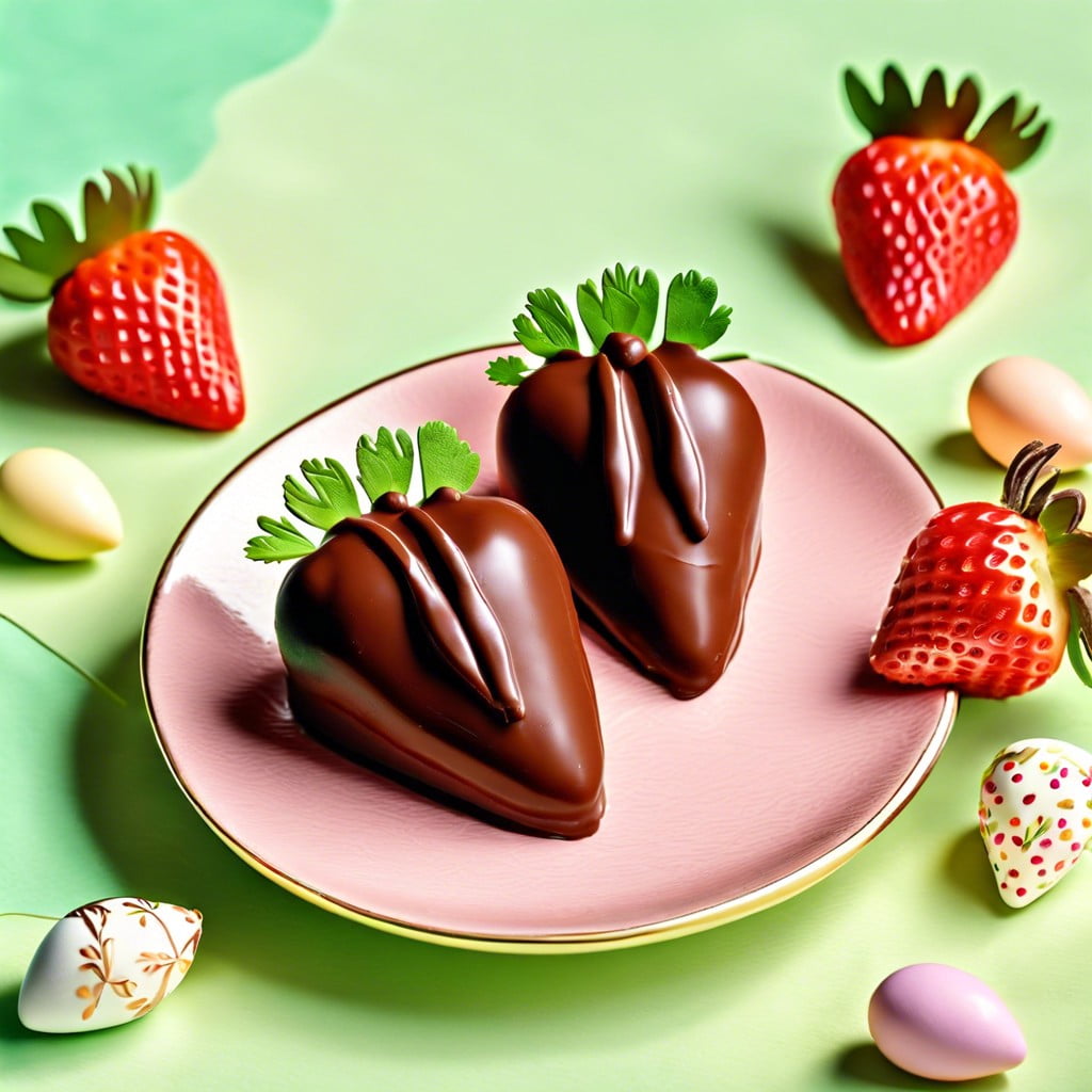 chocolate covered strawberry carrots