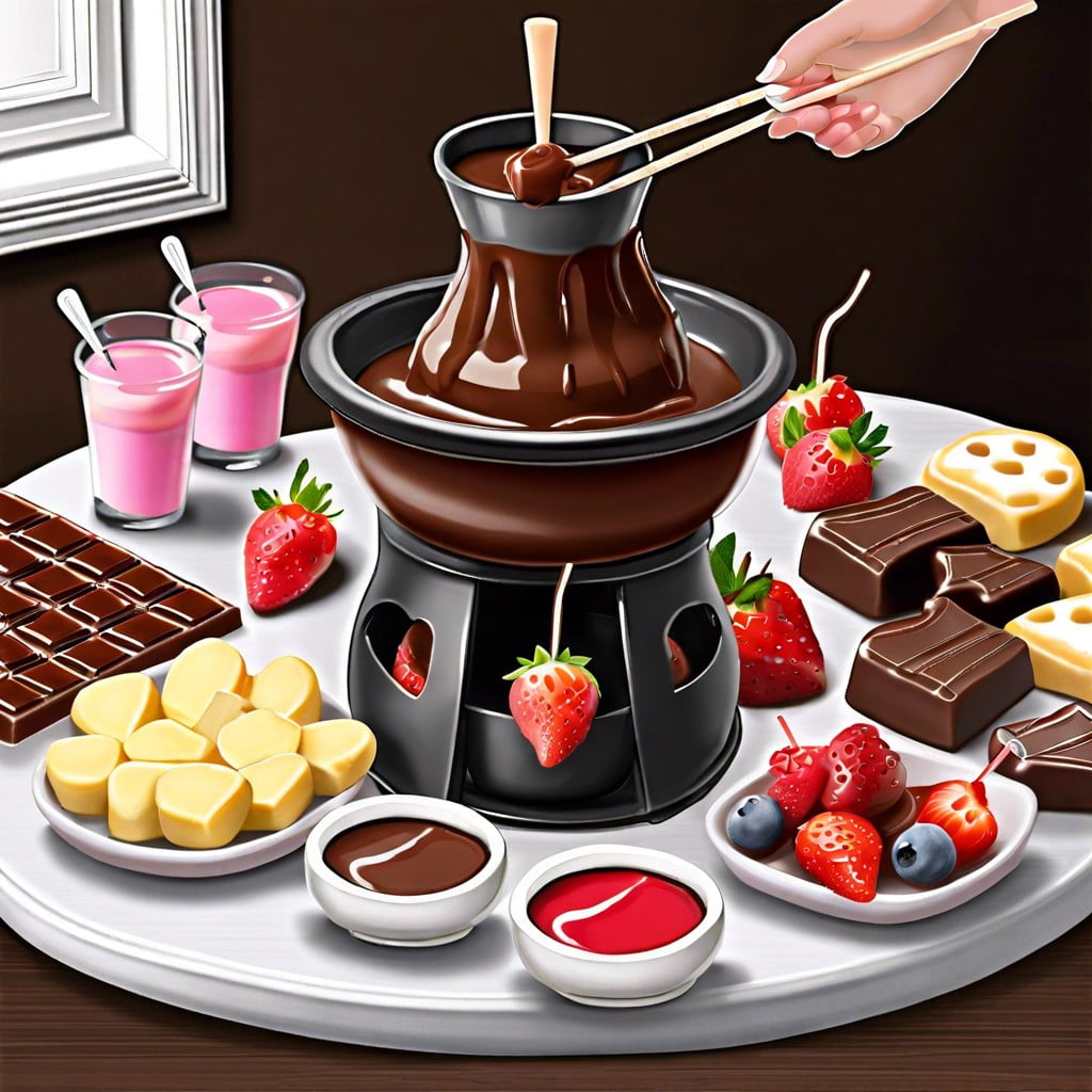 chocolate fondue station