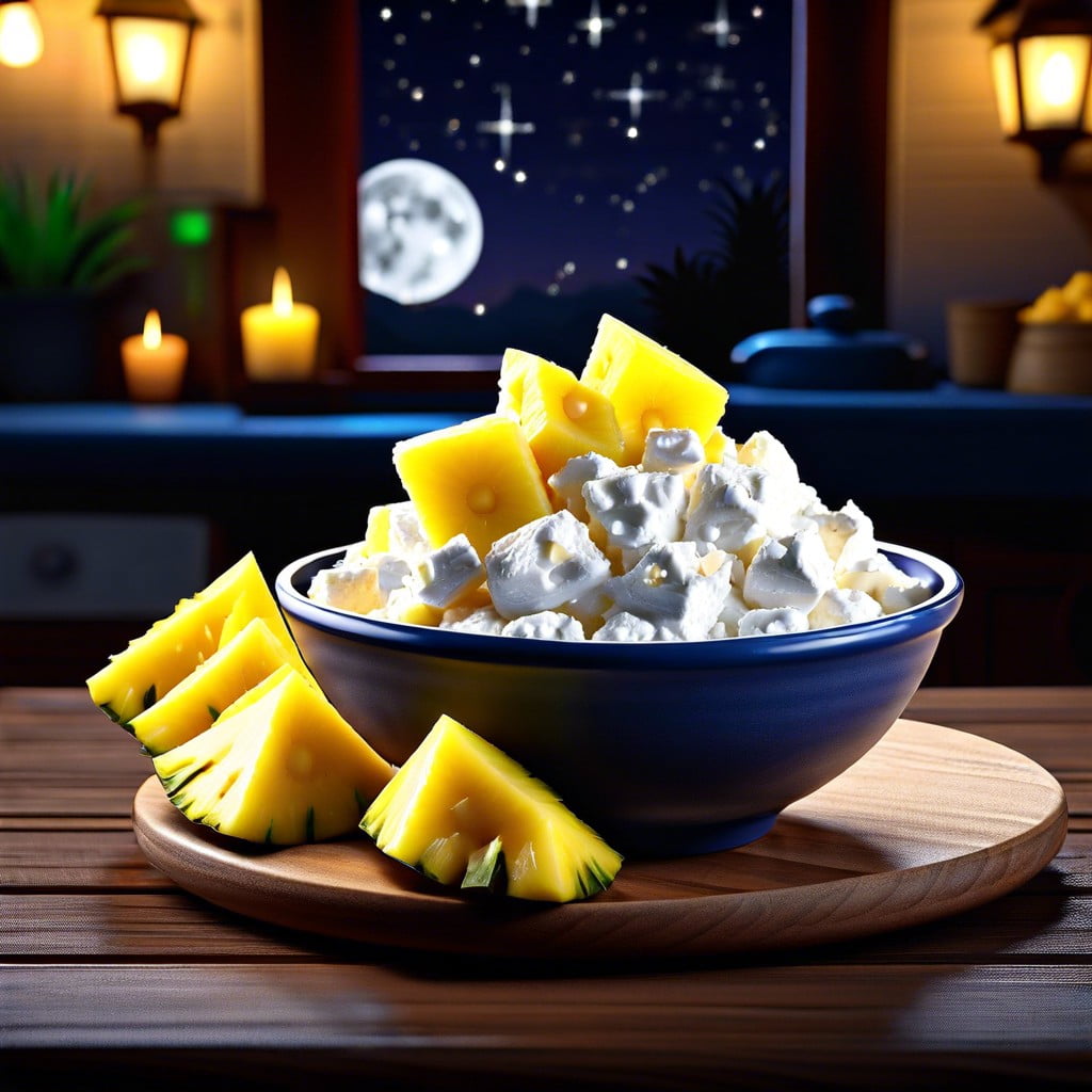 cottage cheese with pineapple