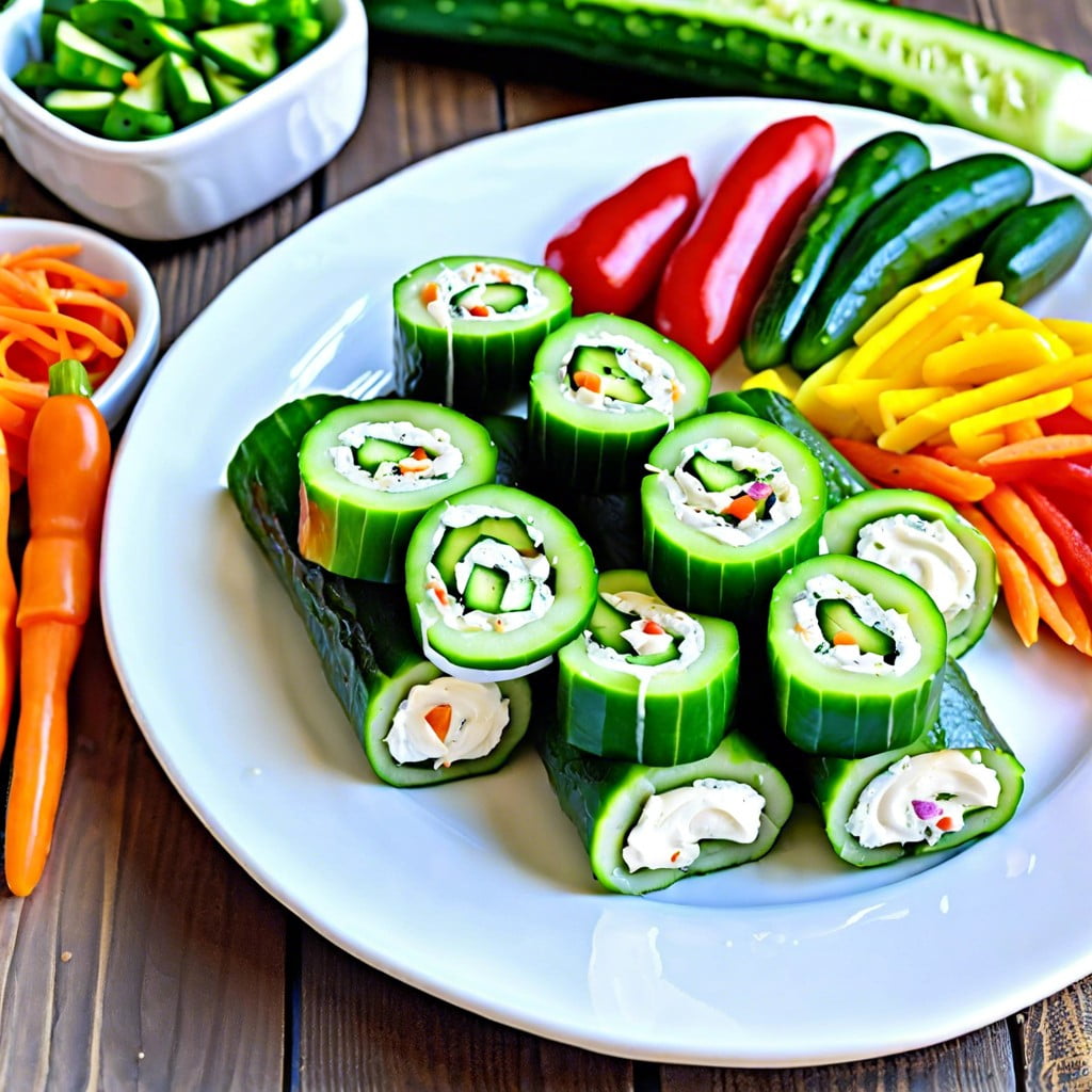 cucumber roll ups with cream cheese