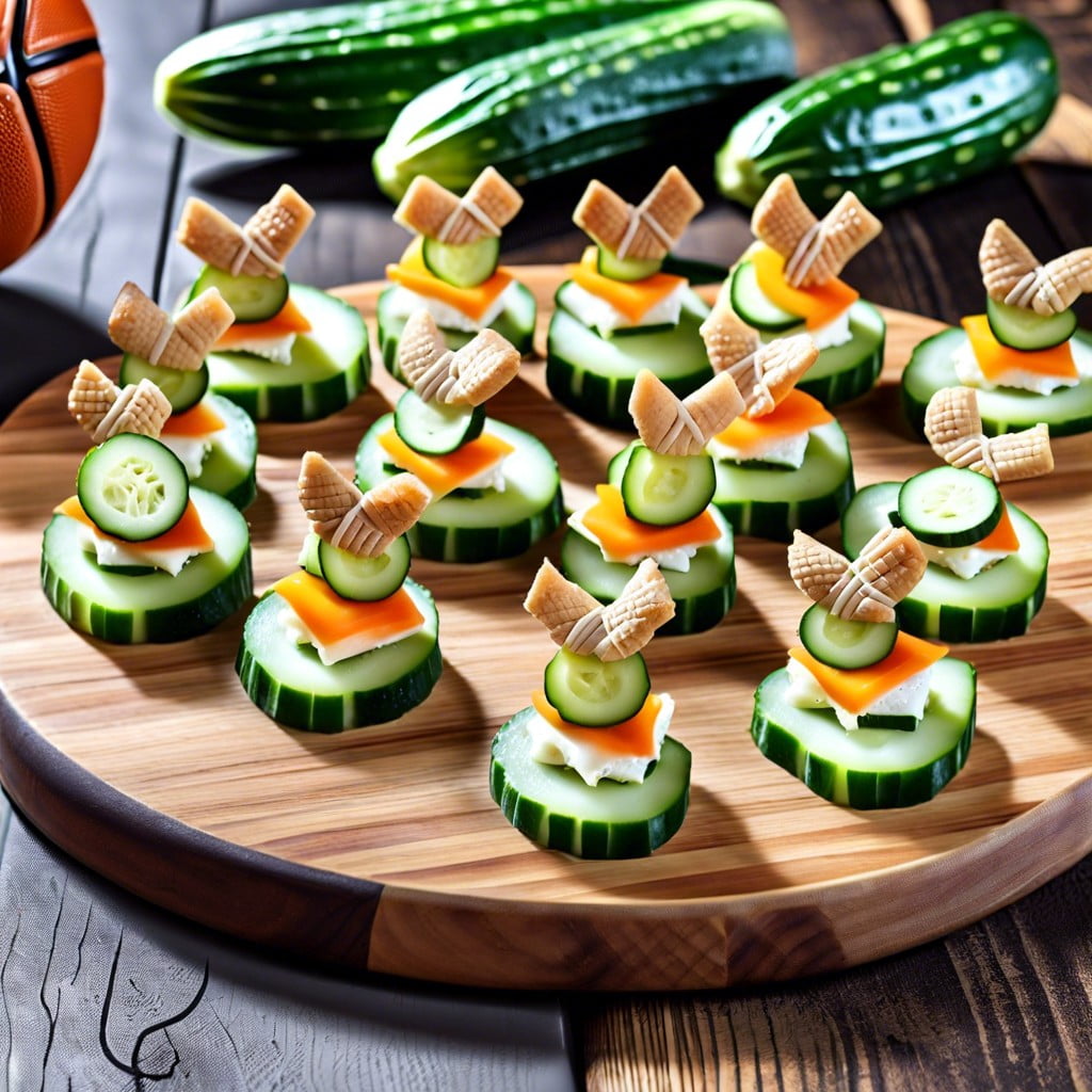 cucumber sandwich bites