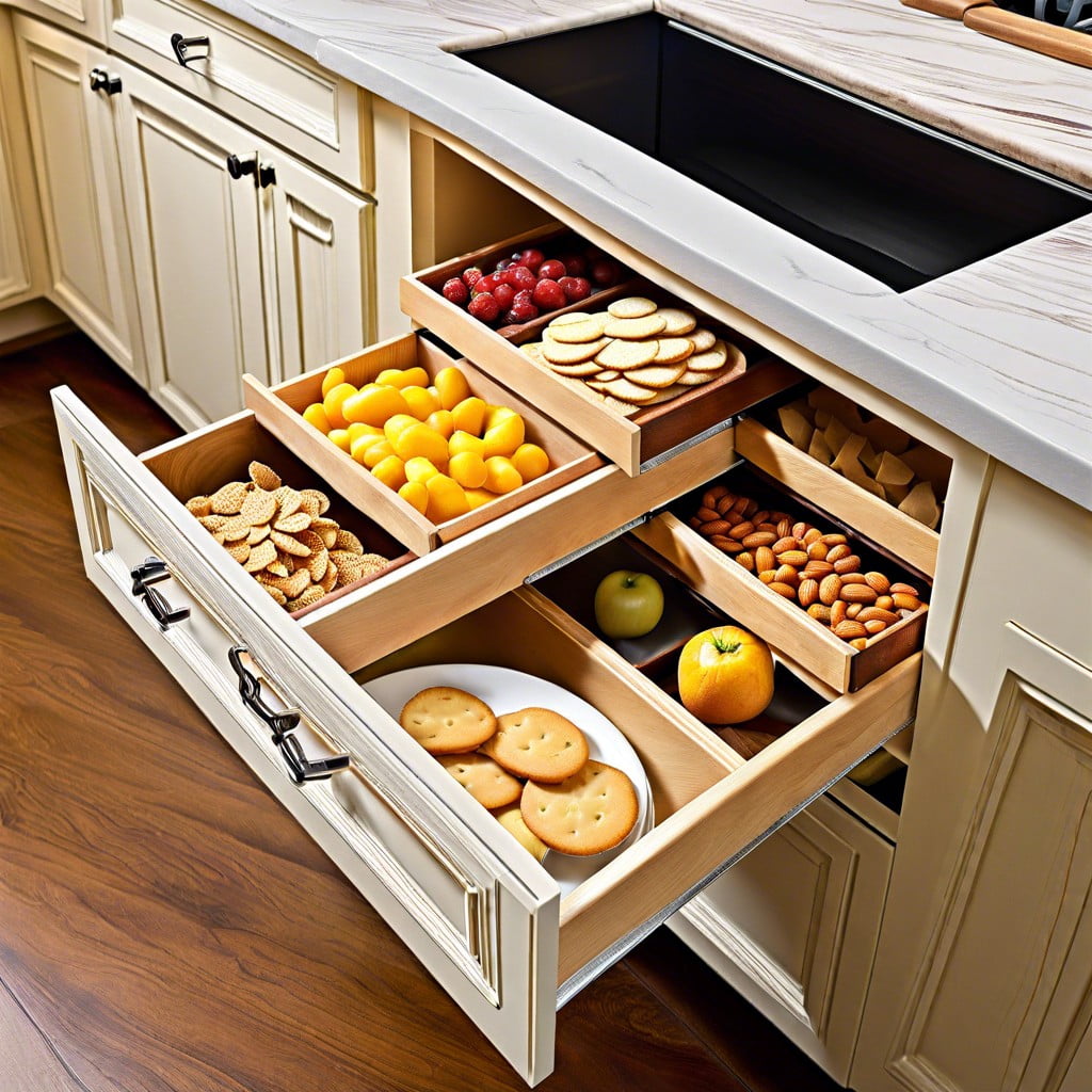 customized snack drawer dividers