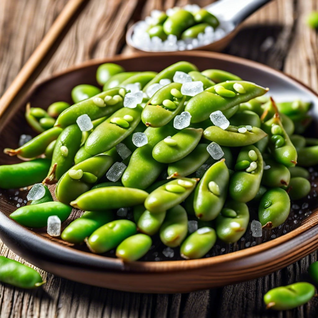 edamame and sea salt