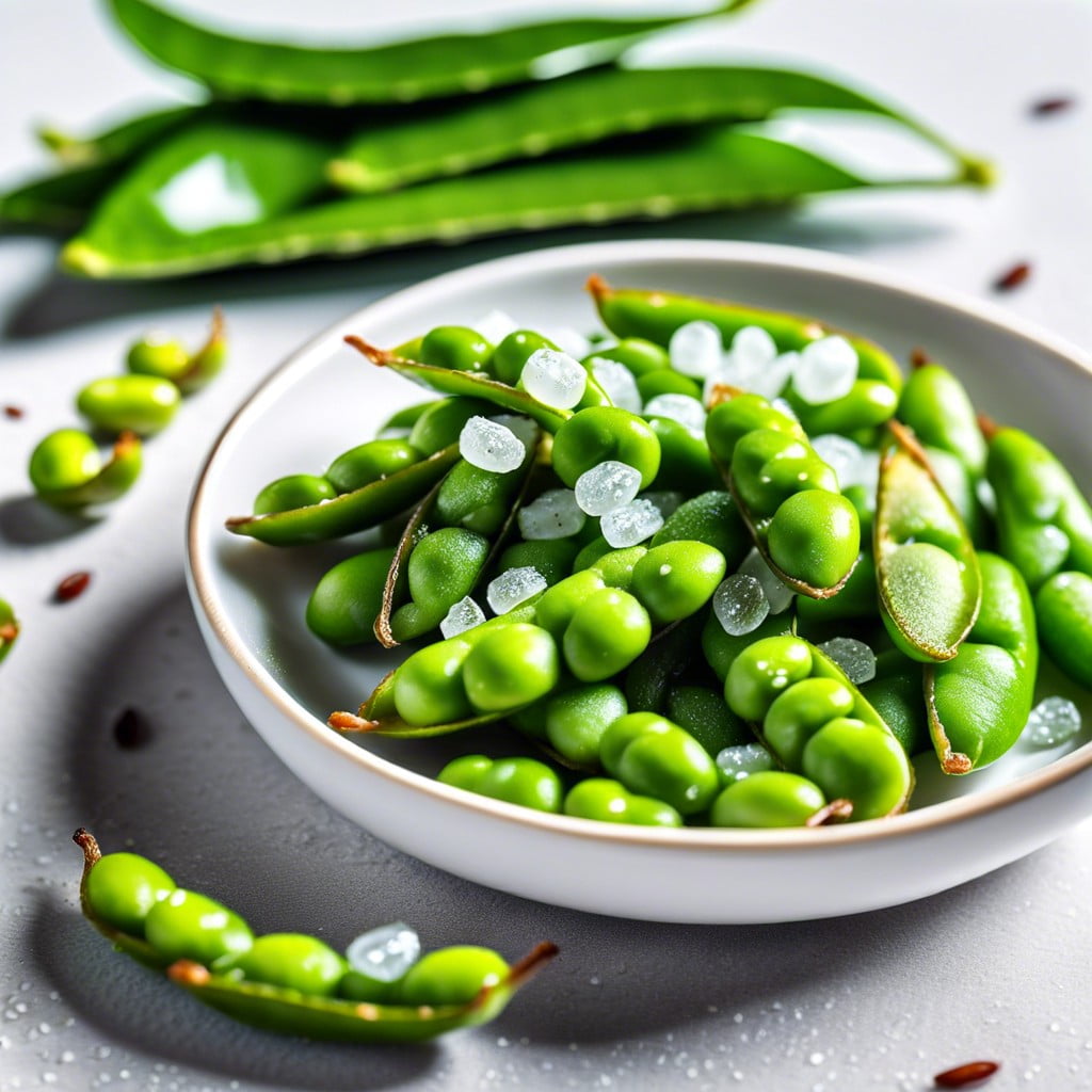 edamame with sea salt