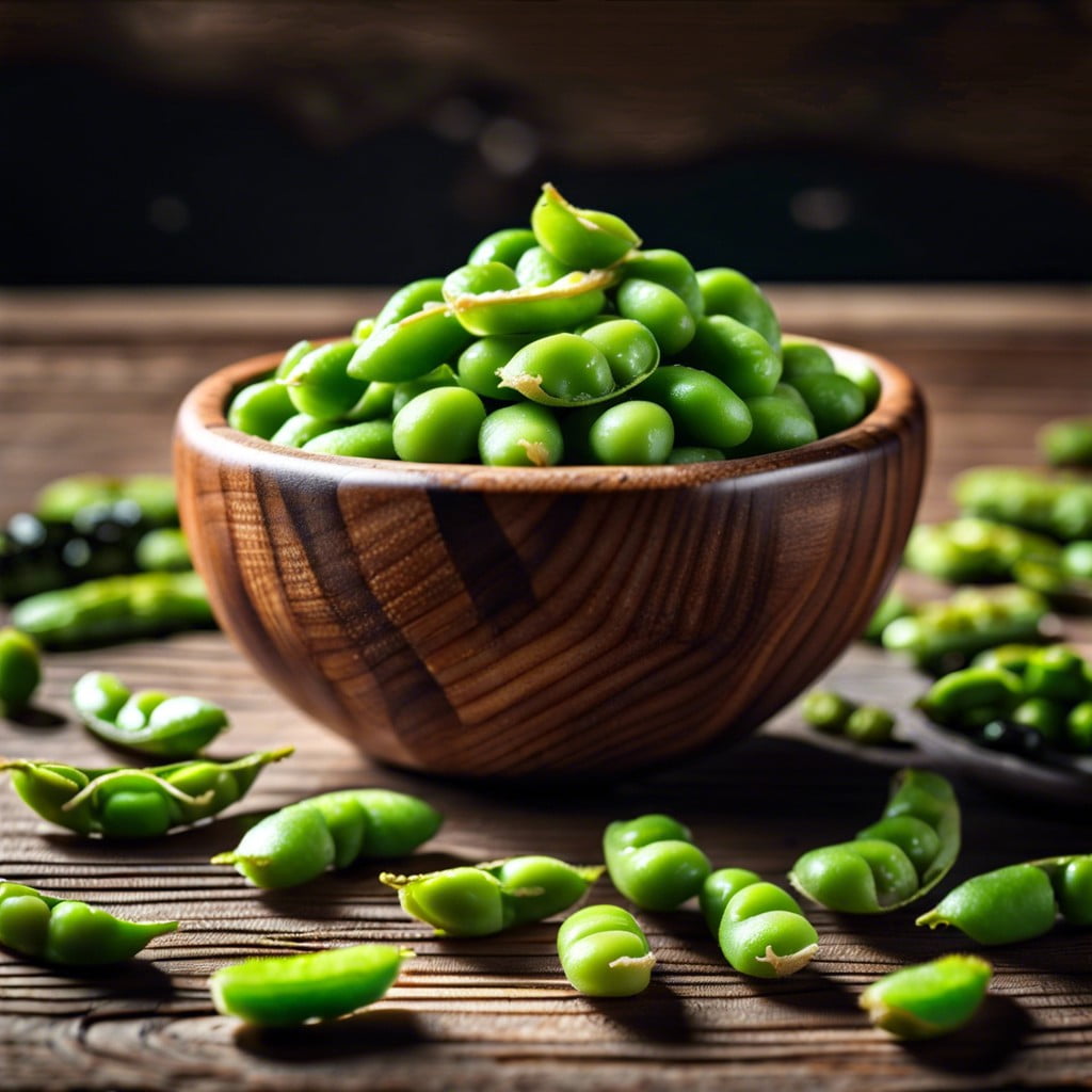 edamame with sea salt