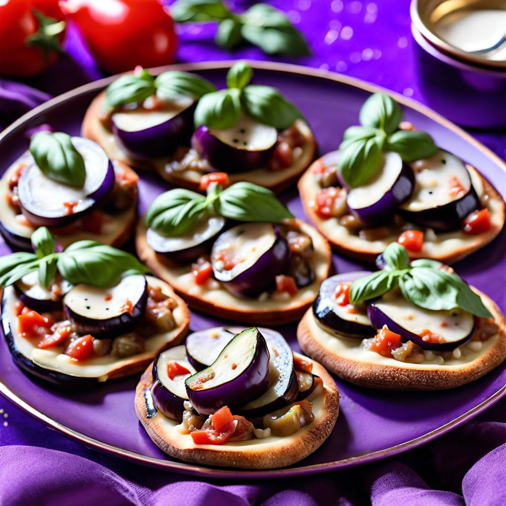 eggplant pizza bites